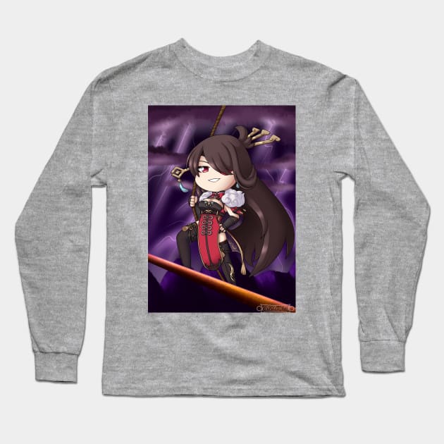 Beidou Sailing to Inazuma Long Sleeve T-Shirt by CintiaTC